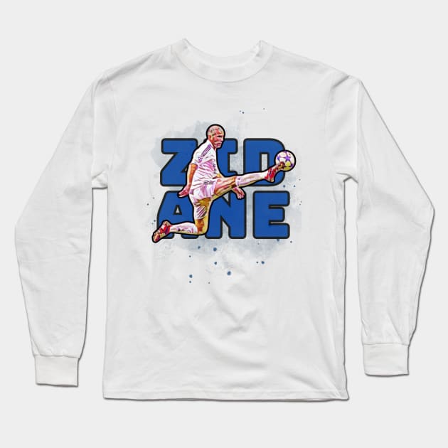 Zidane Long Sleeve T-Shirt by LordofSports